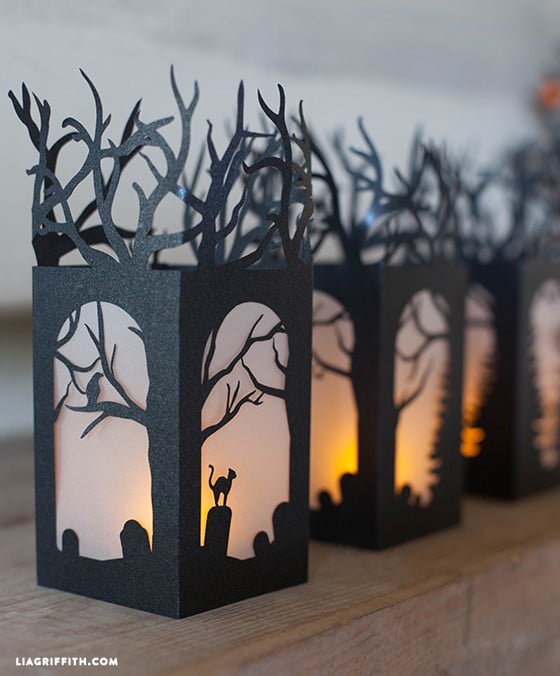 DIY Paper Lanterns for Halloween