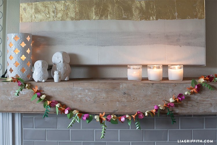 DIY Paper Flower Garland Tutorial - Sew Historically