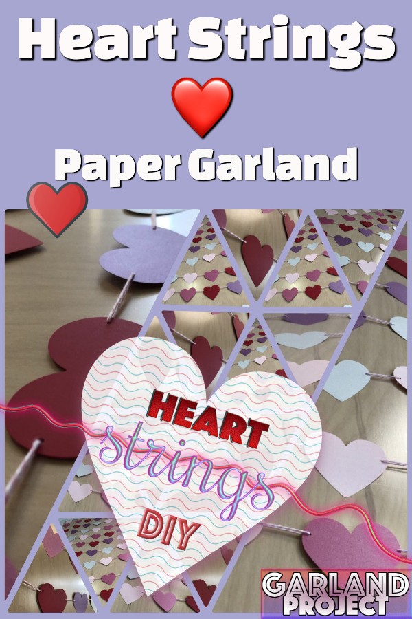 Heart Strings Paper Garland