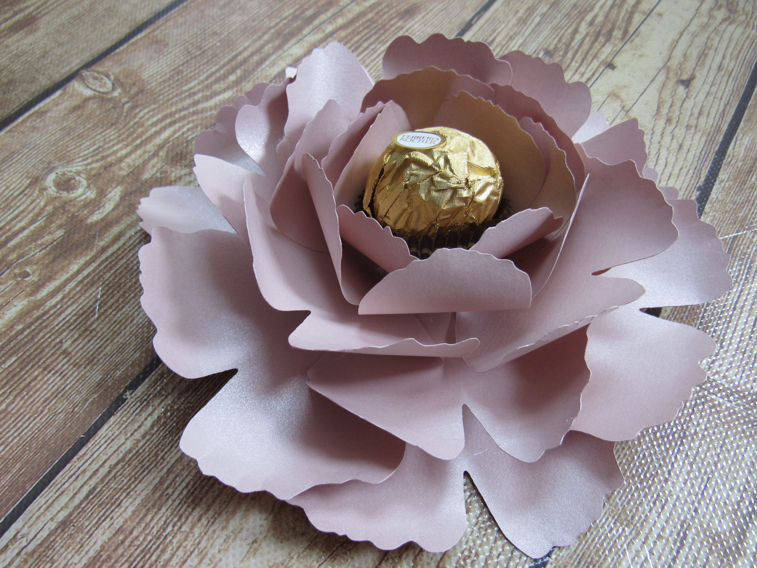 Paper Peony Rose Gold